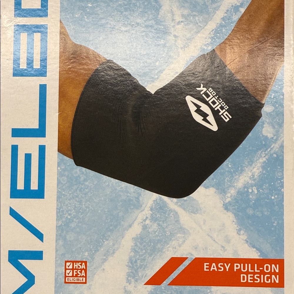 Shock Doctor Black Elbow Support Sleeve